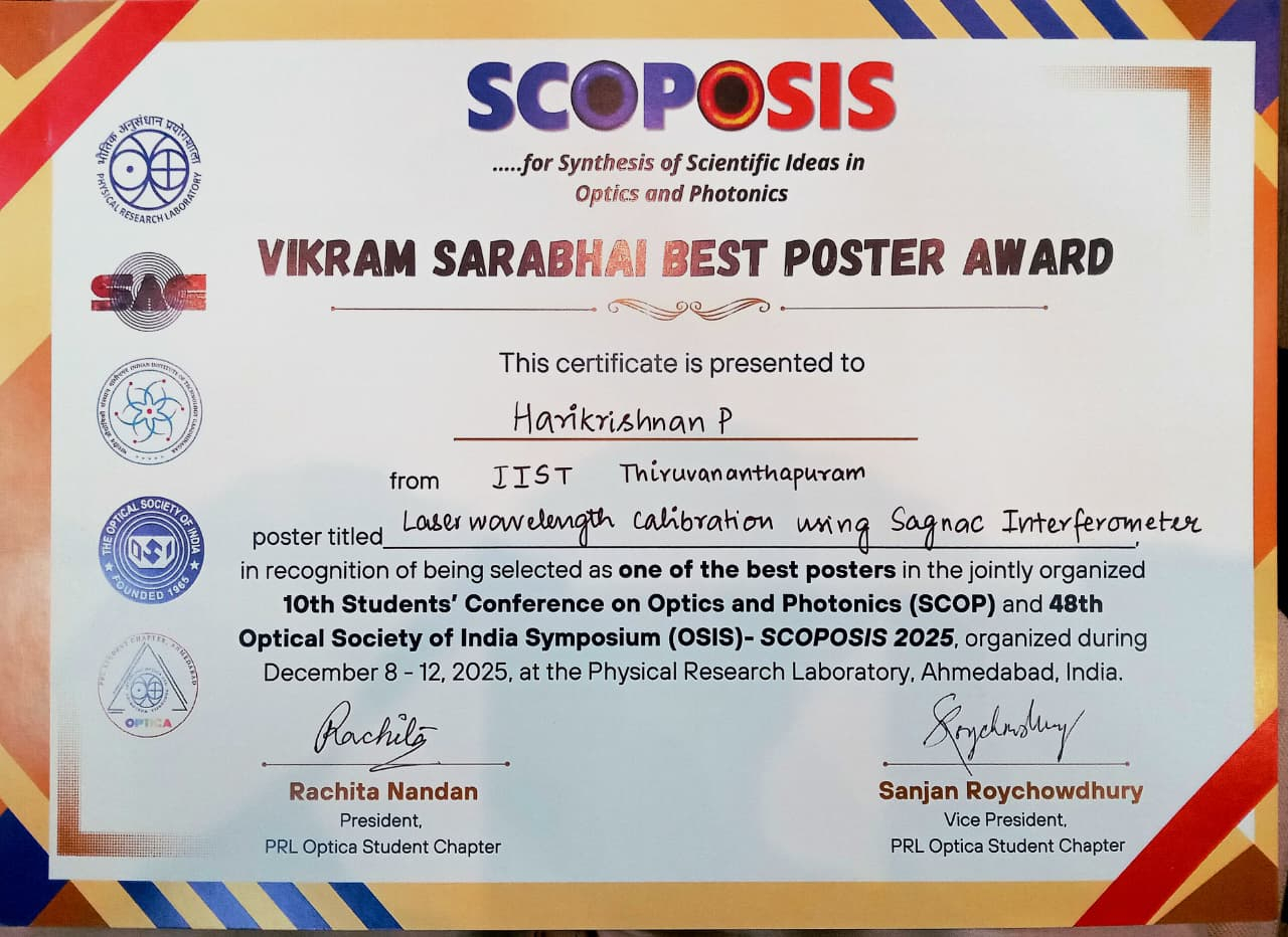 Best Poster Award