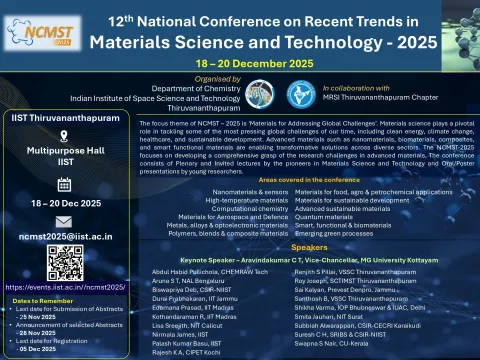 NCMST 2025 Brochure