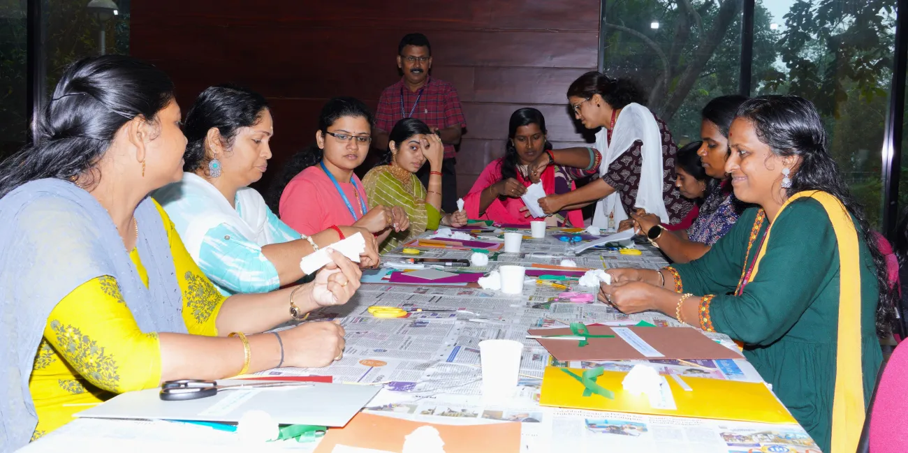 Workshop on Paper Bag Making